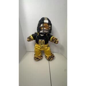 Build A Bear Tiger Plush BAB Light Orange Brown Black Stripes Stuffed Animal 17"